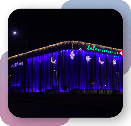 Building and Mall Light Decoration