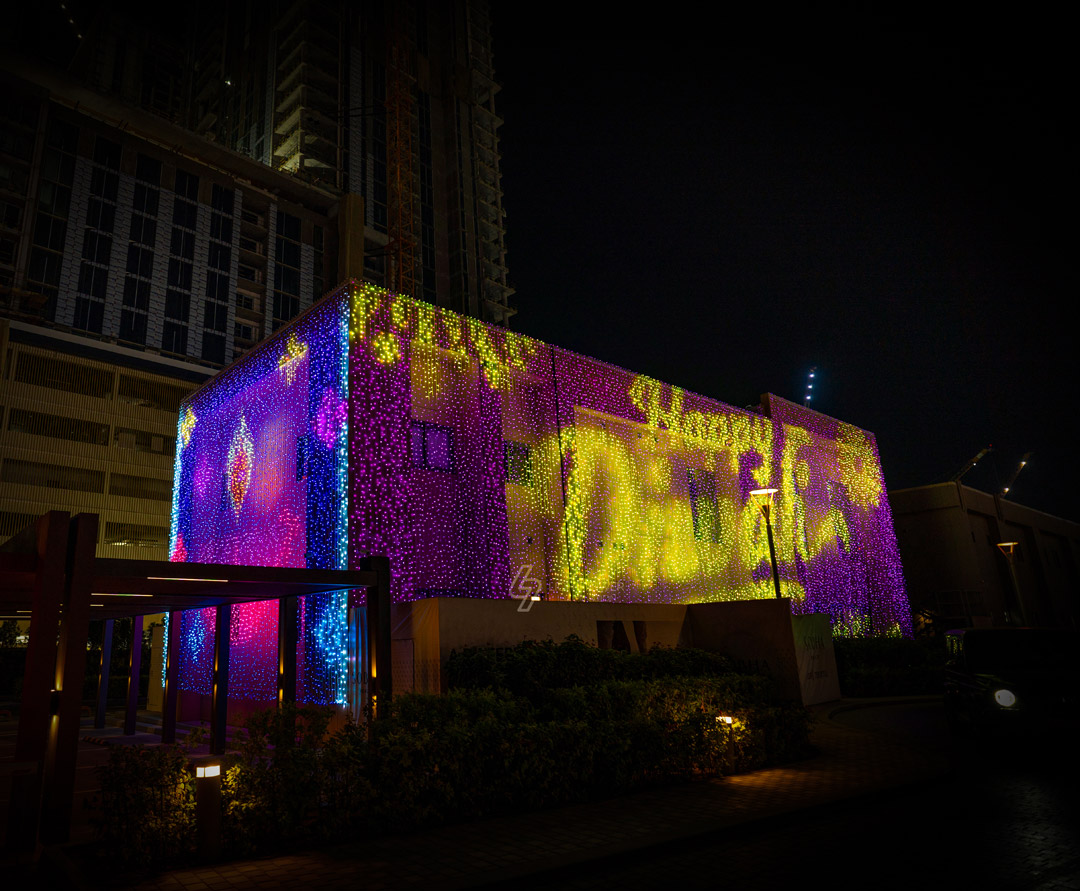 Diwali Lighting - Facade